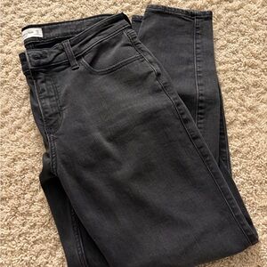 Abercrombie & Fitch Dark Gray Skinny Jeans